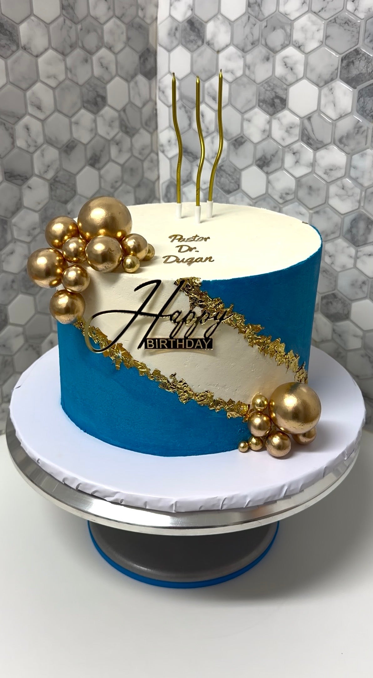 One Tier Cake