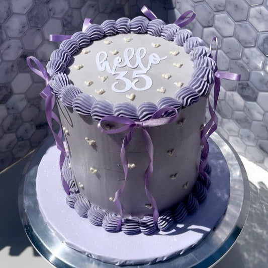 One Tier Cake